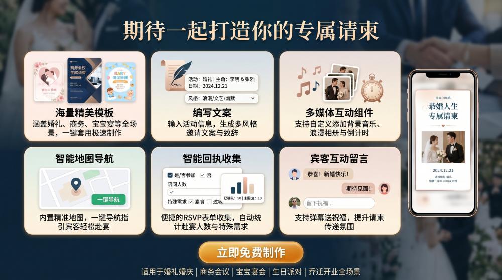 活动预热流量密码！电子请柬预热技巧，轻松拉高曝光点击率